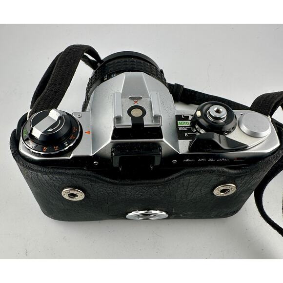 Vintage Asahi Pentax ME 35mm Film Camera Kit w/ SMC Lenses, Flash, Manuals &Case - Picture 15 of 16